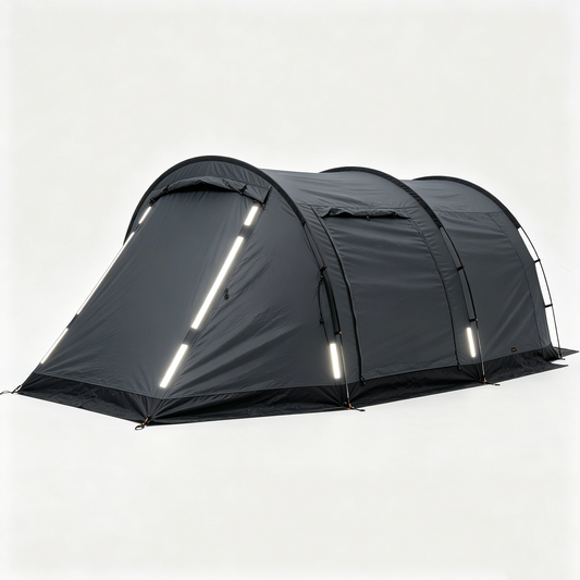 Black Tunnel Camping Tent