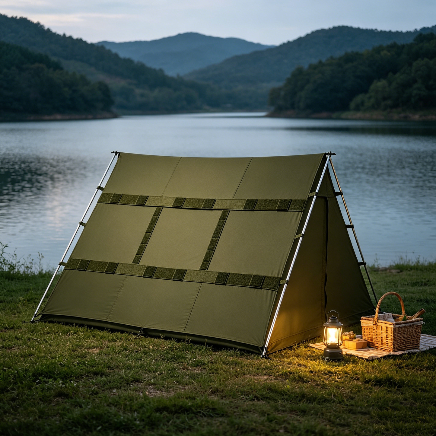 Olive Tactical A-Frame Tent